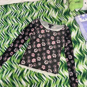 mesh 2 layer y2k top XS